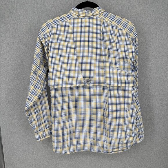 Columbia Mens Super Bahama Button Down Shirt Size XL Vented Fishing Roll Tab - Picture 4 of 13